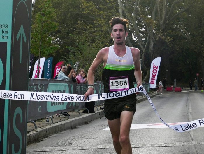 Σερί Νίκου Σταμούλη στα 10 χλμ. του Ioannina Lake Run