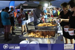 Ένα πλούσιο pasta party για τους δρομείς