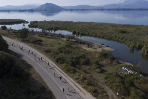 Ο 13ος Γύρος Λίμνης Ιωαννίνων από ψηλά